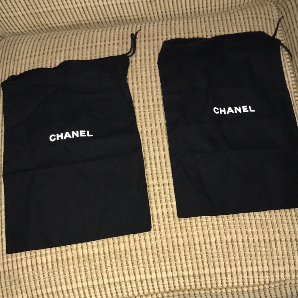 Two Chanel dust bags